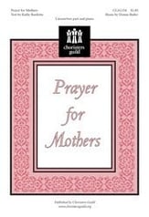 Prayer for Mothers Unison/Two-Part choral sheet music cover